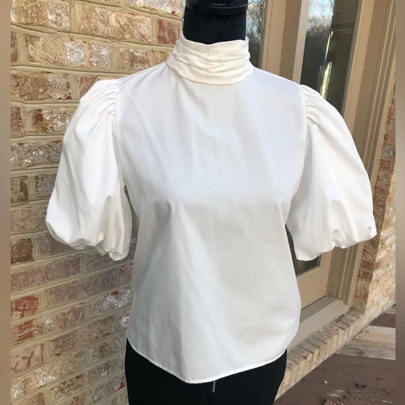 Theory Shirt Puff Sleeve - Picture 3 of 7